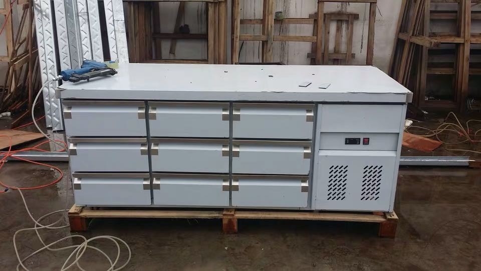 Durable Multipurpose Under Worktop Fridge , 220W Commercial Fridge Undercounter
