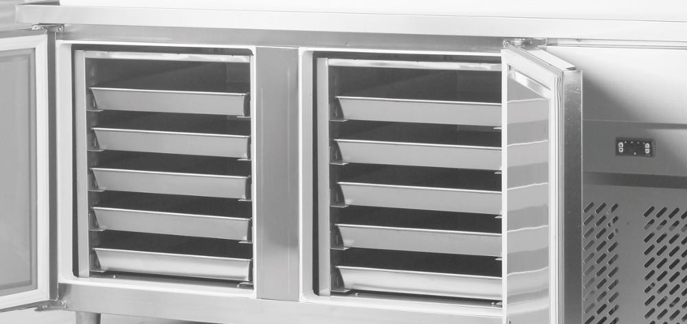 Restaurant 180L Under Counter Refrigerators Stainless Steel 304